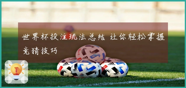 世界杯投注玩法总结 让你轻松掌握竞猜技巧